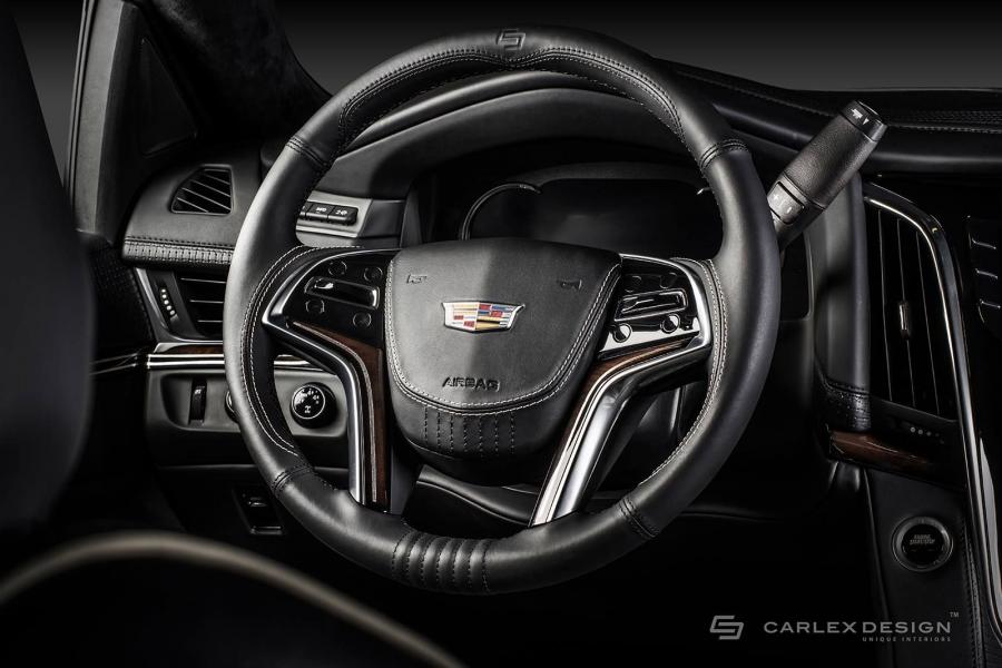 Детали интерьера Cadillac Escalade Platinum by Carlex Design 2016 года  (фото 4 из 13)